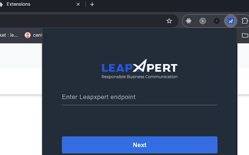 LeapXpert Extension screenshot 1