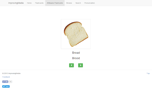 Learn Afrikaans with Afrikaans Flashcards screenshot 1