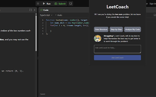 LeetCoach screenshot 1