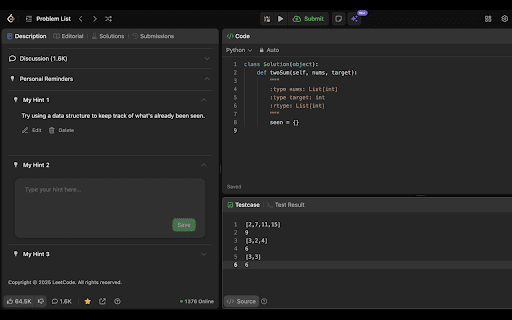 LeetReminders screenshot 1
