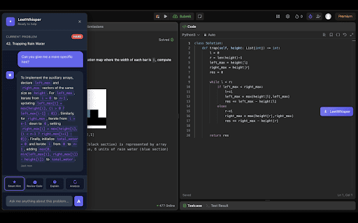 LeetWhisper - AI Coding Mentor for LeetCode screenshot 1