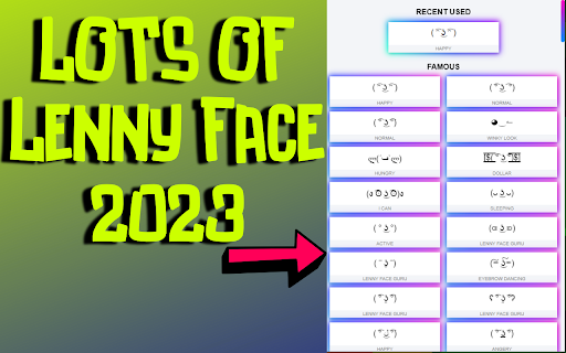 Lenny Face screenshot 1