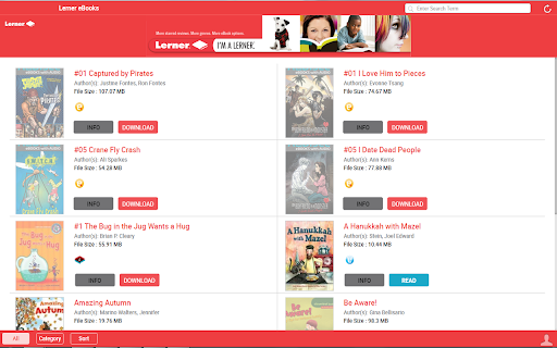 Lerner eReader screenshot 1