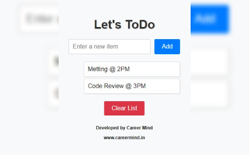 Let's ToDo screenshot 1