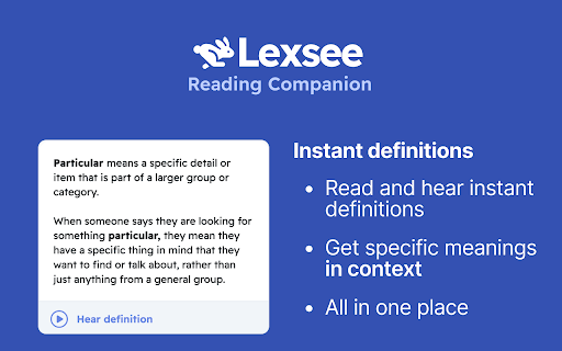 Lexsee - AI Language and Reading Companion screenshot 1