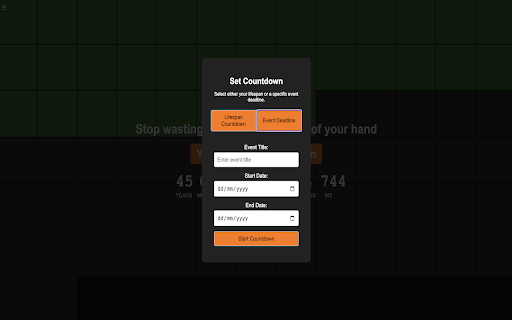 Life Countdown screenshot 1