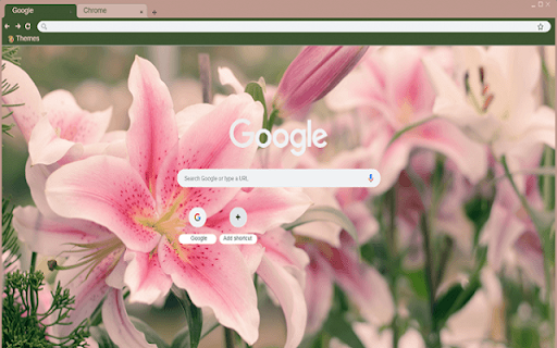 Light pink lilies screenshot 1