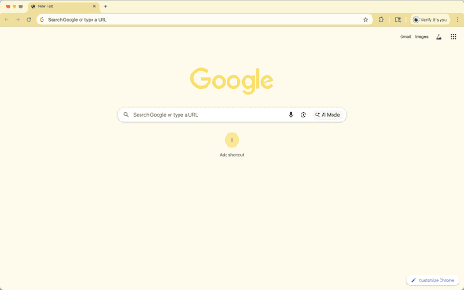 Light Yellow Theme screenshot 1