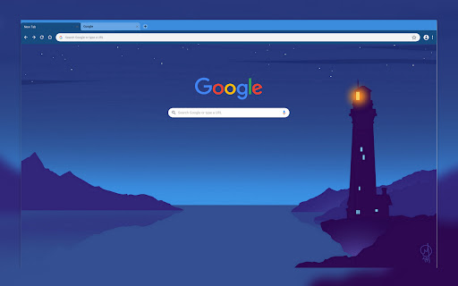 Lighthouse theme screenshot 1