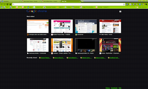 Lime Green Theme screenshot 1