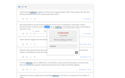 LingoTube Dictionary screenshot 1