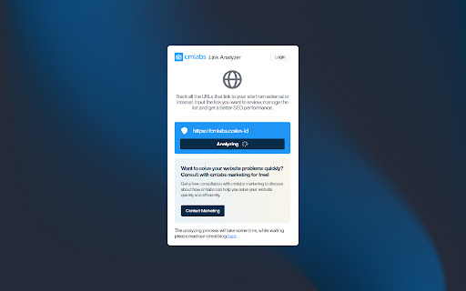 Link Analyzer - cmlabs SEO Tools screenshot 1