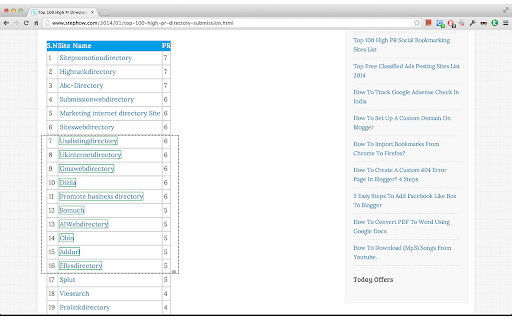 Link Klipper - Extract all links screenshot 1