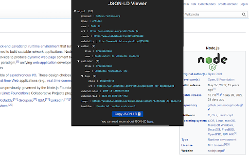Linked-Data Viewer screenshot 1