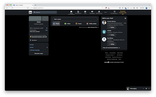 LinkedIn Feed Remover screenshot 1