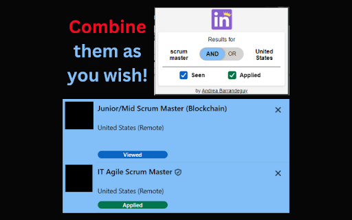 Linkedin Filter screenshot 1