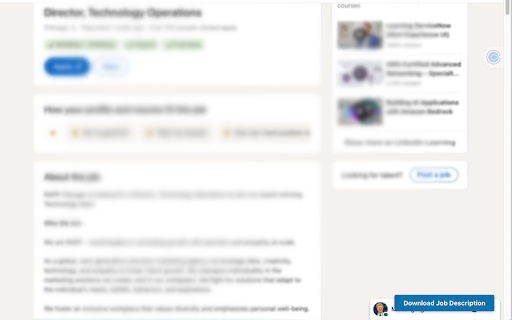 LinkedIn Job Downloader screenshot 1
