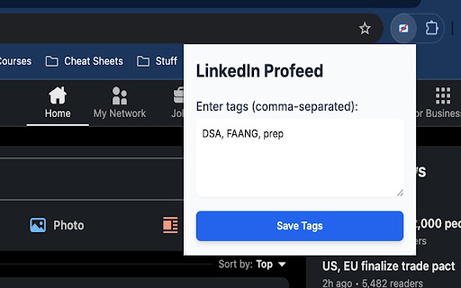 LinkedIn Profeed screenshot 1