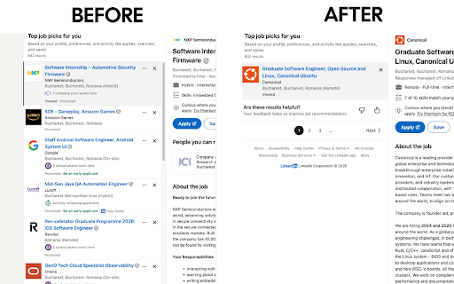 LinkedIn Promoted Job Remover screenshot 1