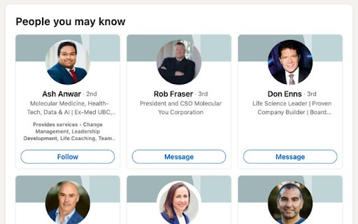 LinkedIn Search Enhancements screenshot 1