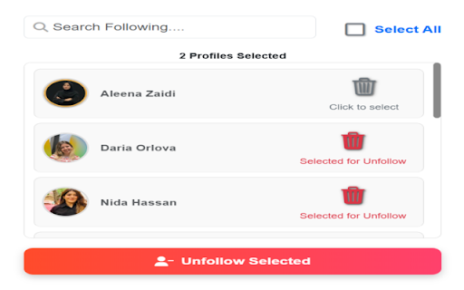 Linkedin Unfollower Pro 2026 screenshot 1