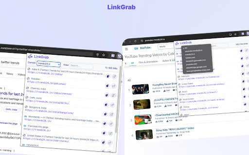 LinkGrab screenshot 1