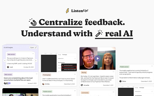 ListenUp! - Record Interviews, Capture Feedback screenshot 1