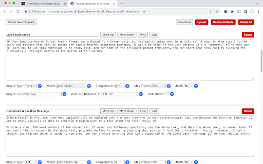 LIT Prompts screenshot 1