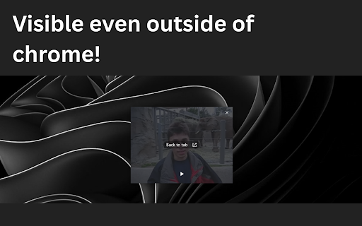 Live PiP Media Player: Display any media in a floating window screenshot 1