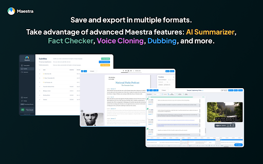 Live Voice Translation & Transcription | Maestra screenshot 1