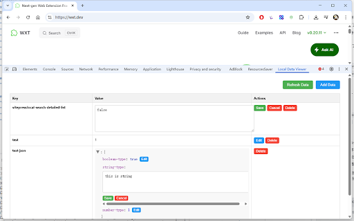 local-data-viewer screenshot 1