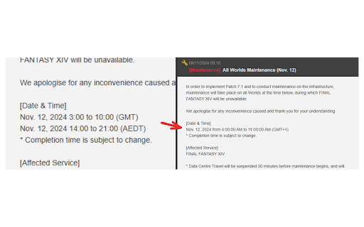 Local Time for Lodestone News screenshot 1