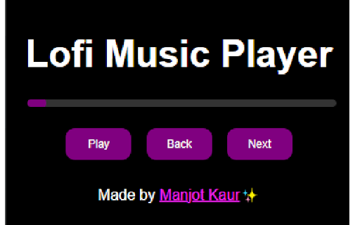 Lofi Music Player screenshot 1