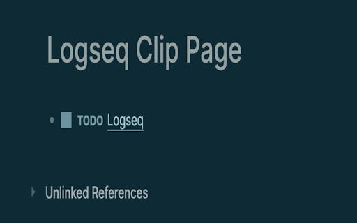 Logseq Clip screenshot 1