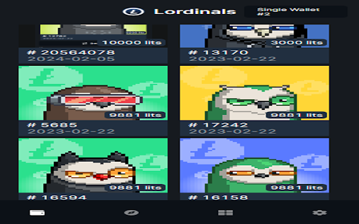 Lordinals Wallet screenshot 1