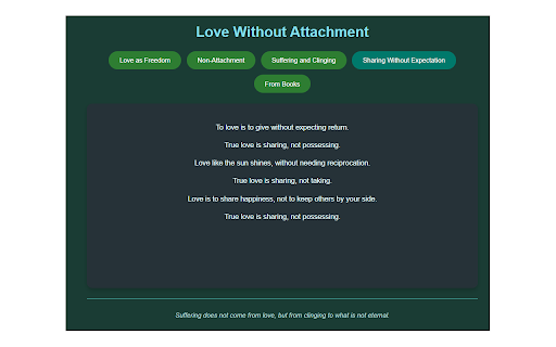 Love Without Attachment screenshot 1