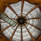 Low Angle Shot of the Dome of the Galeries Lafayette logo