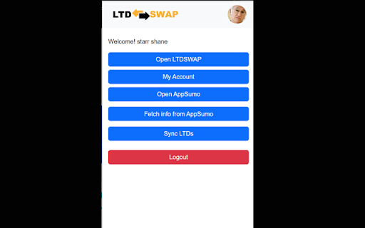 LTD Swap Extension screenshot 1