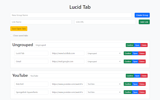 LucidTab screenshot 1