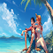 Luffy & Nami Tropical Island Vacation Live Wallpaper logo