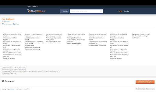 Lyrics Splitter screenshot 1