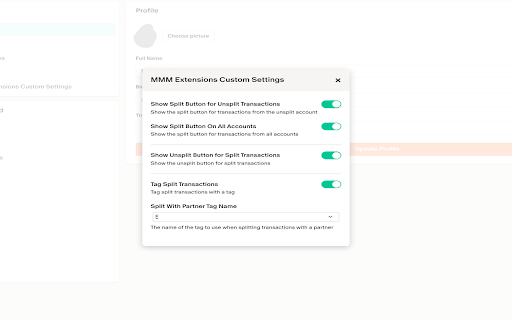 Maddy's Monarch Money Extension screenshot 1
