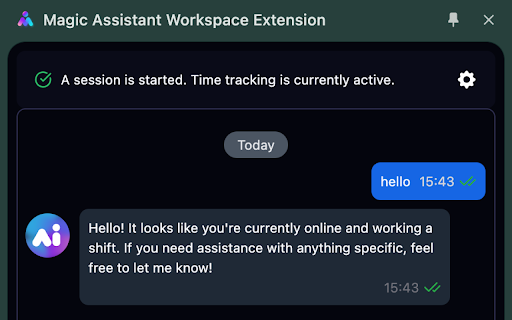 Magic Assistant Workspace Extension screenshot 1