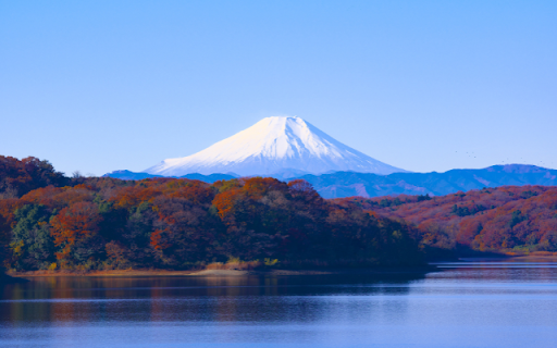 Majestic Fuji Over Serene Waters screenshot 1