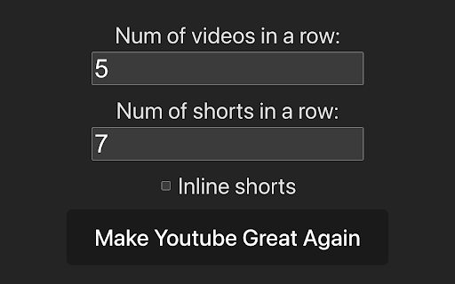 Make Youtube Great Again screenshot 1