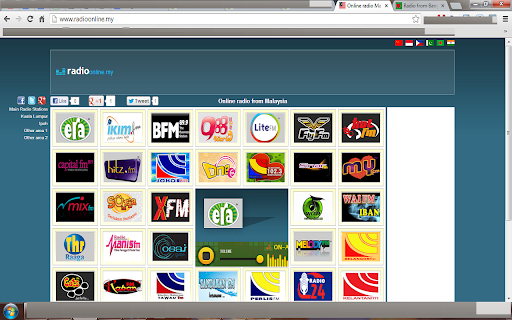 Malaysian radio stations screenshot 1