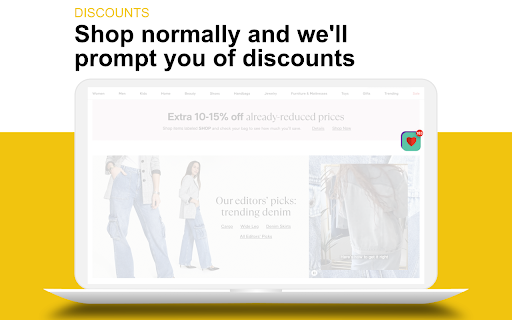 Many Hands Charity Extension screenshot 1