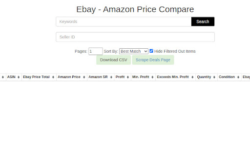 Marketplace Analytics Item Finder screenshot 1