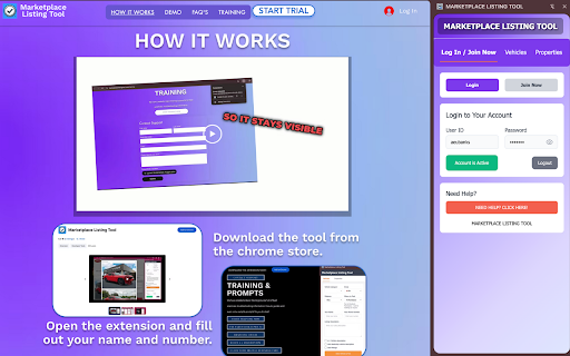 MARKETPLACE LISTING TOOL screenshot 1