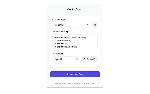 MarkItDown screenshot 1